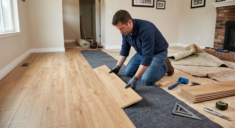 Laminate Floor Remodeling in Elizabeth, CO