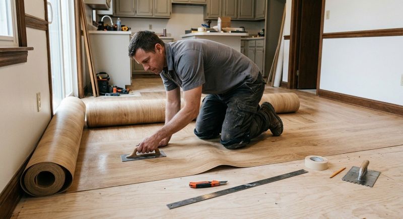 Sheet Flooring Installation in Monument, CO