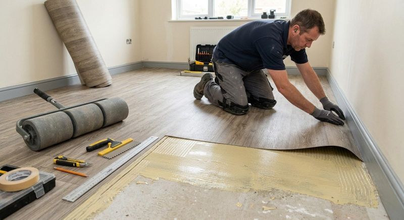 Sheet Vinyl Installation in Elizabeth, CO