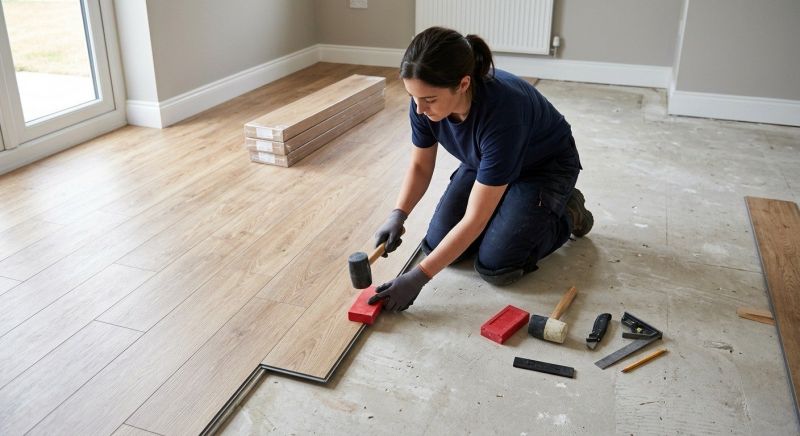 Vinyl Plank Floor Installation in Elizabeth, CO
